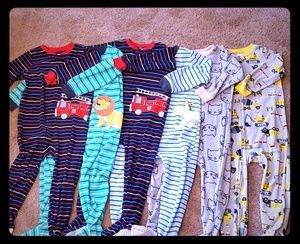 Carter's Footie PJ lot